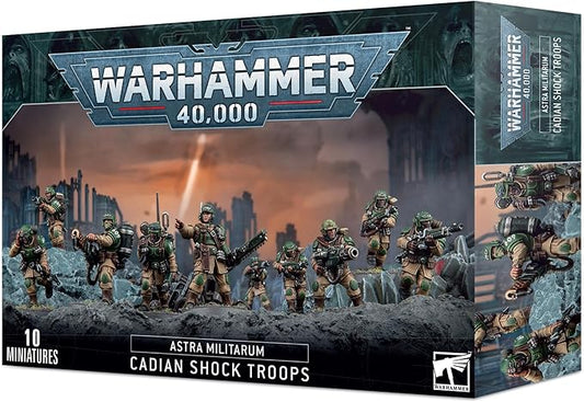 Warhammer 40K: Astra Militarum Cadian Shock Troops